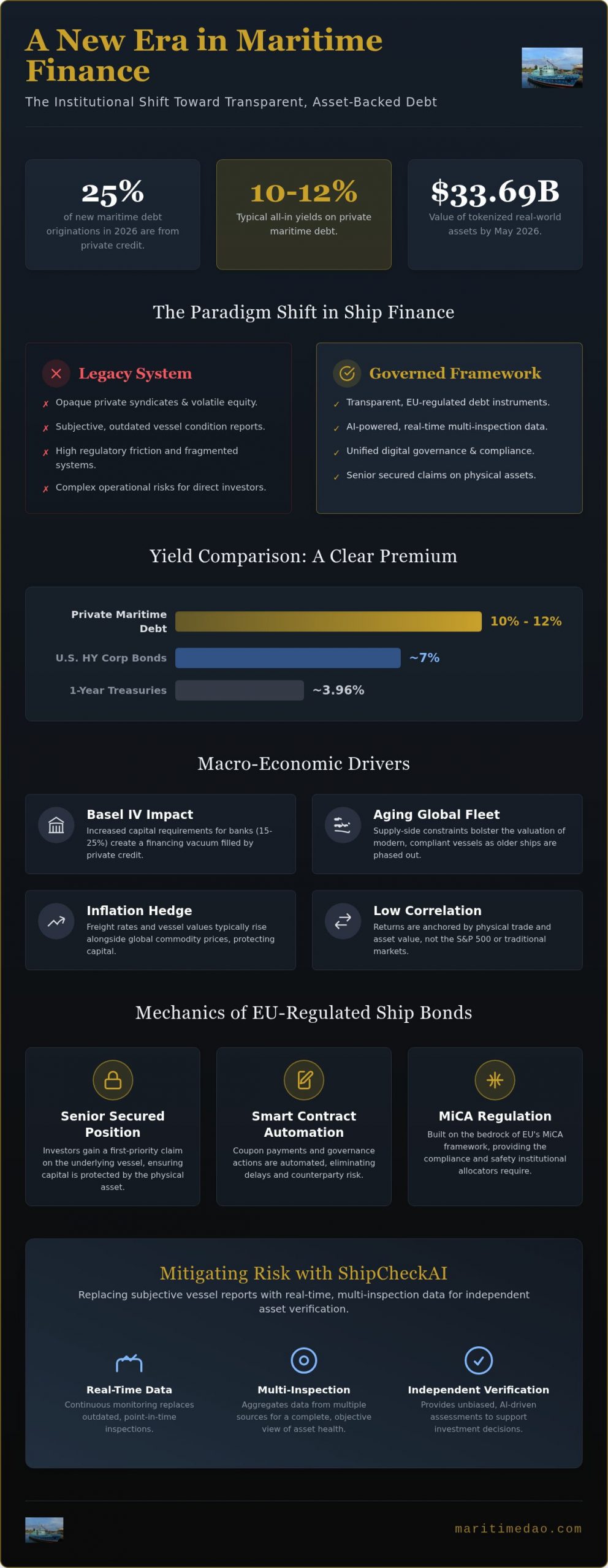 Institutional Maritime Investments: Navigating Regulated Debt and AI Due Diligence in 2026