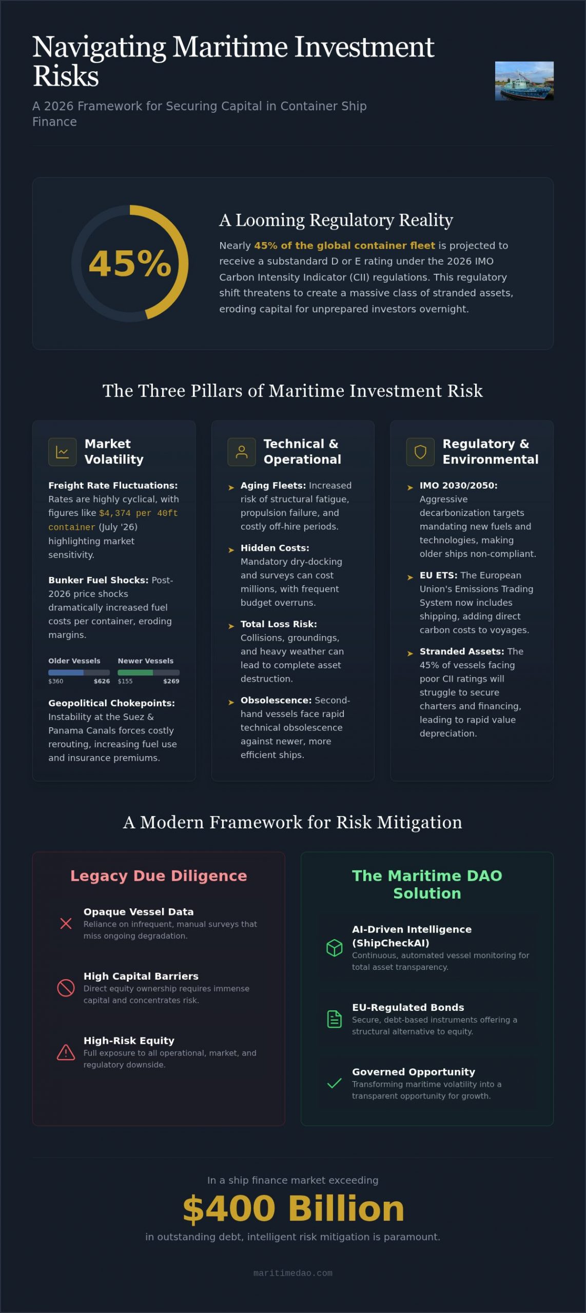 Risks of Investing in Container Ships: A 2026 Investor’s Guide to Mitigation