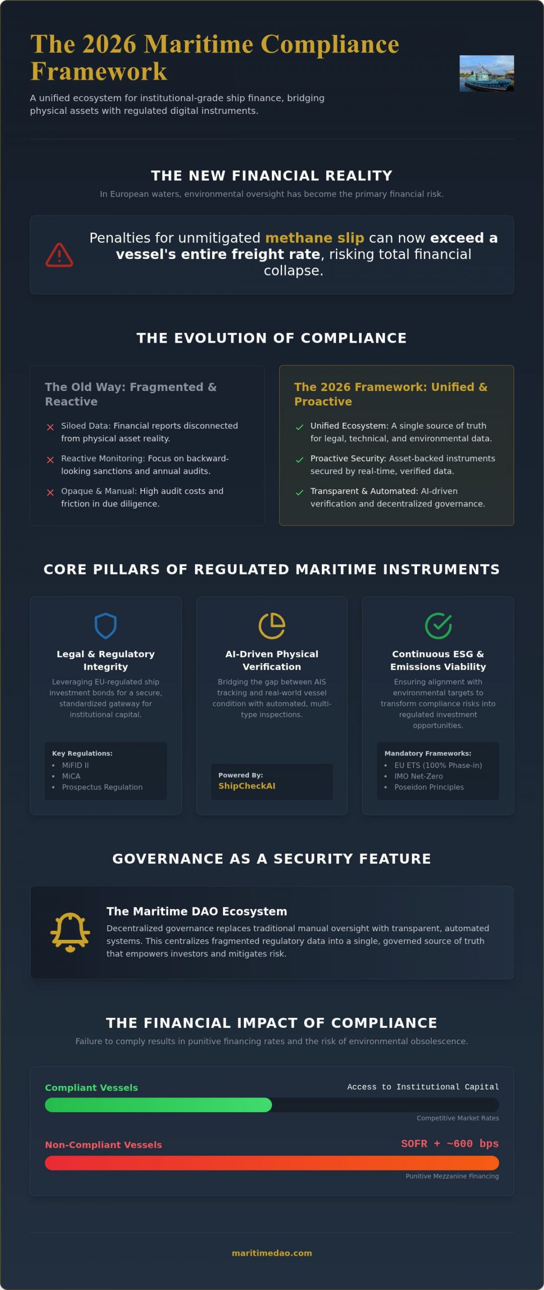 Maritime Finance Compliance Framework: Navigating Regulated Investment in 2026