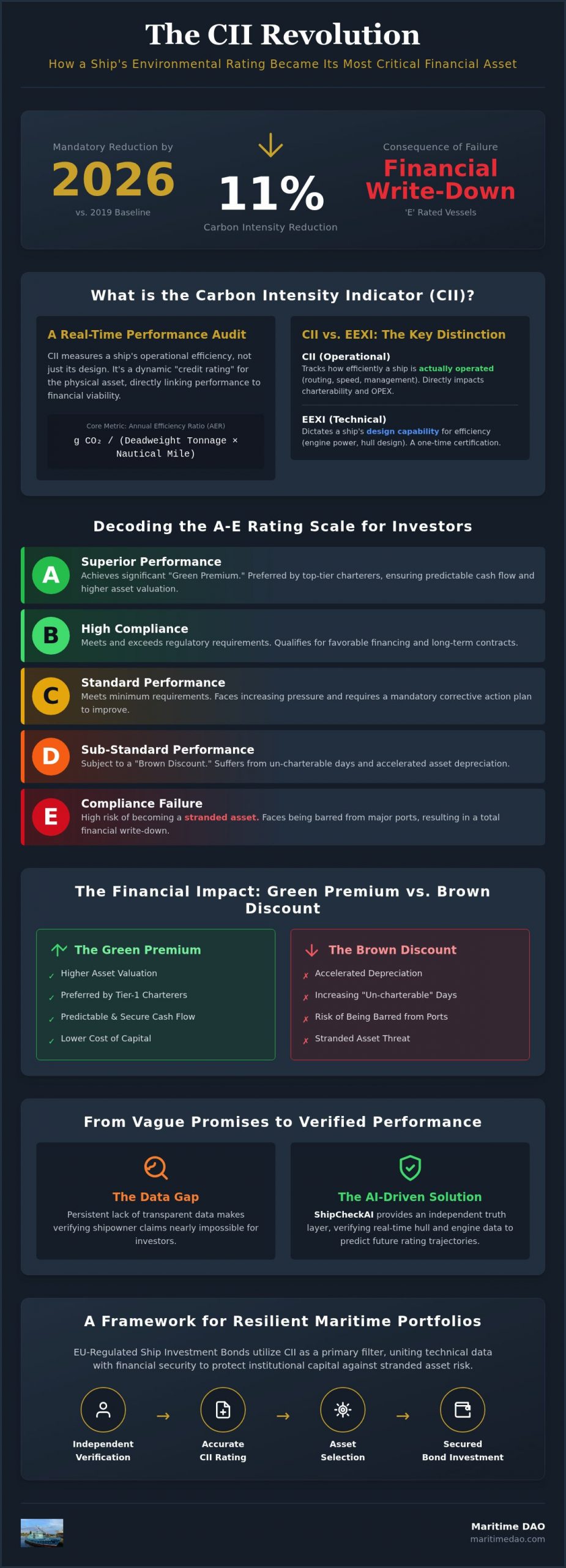 CII for Investors: 2026 Maritime Asset Valuation Guide