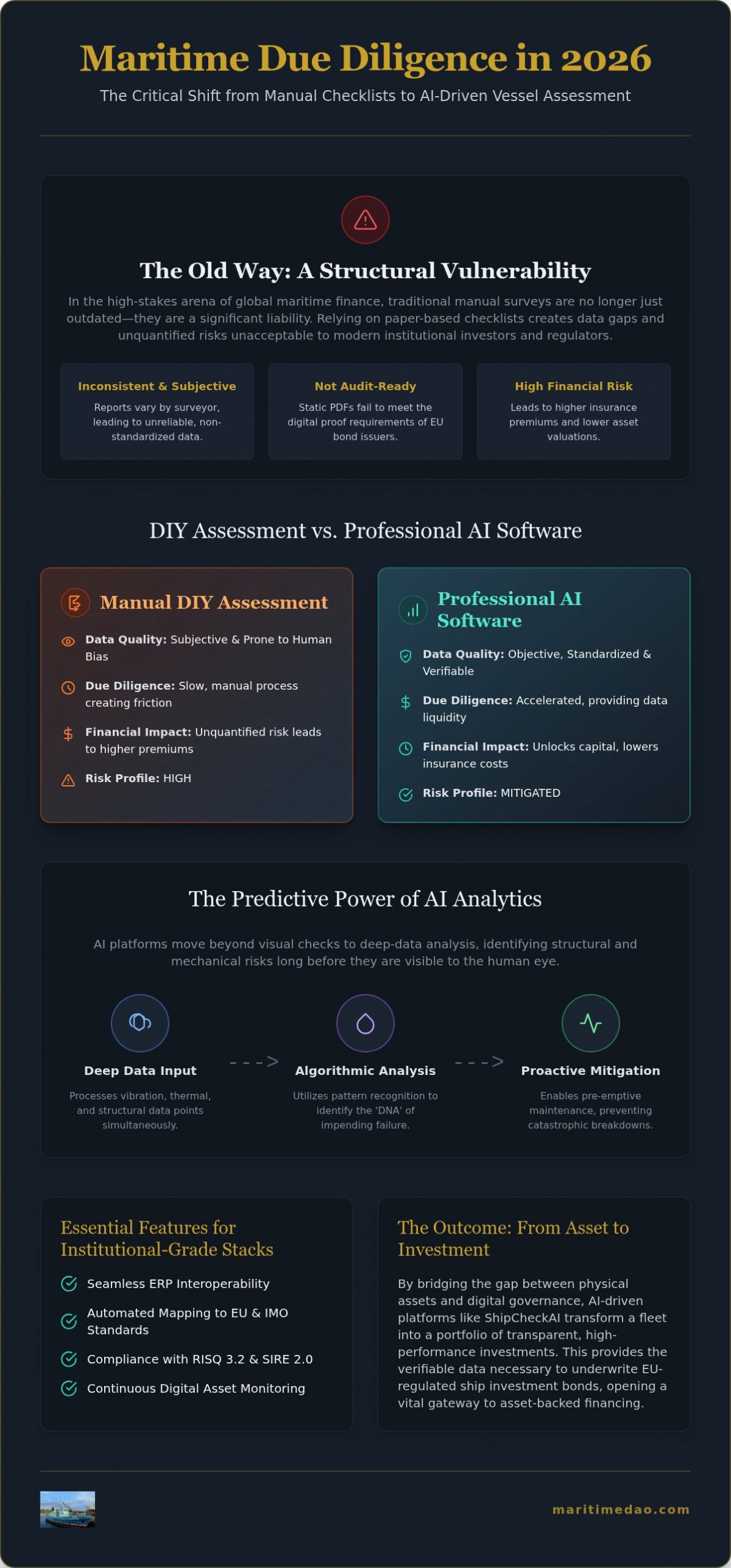 DIY Vessel Assessment vs. Professional Software: The 2026 Guide to Maritime Due Diligence