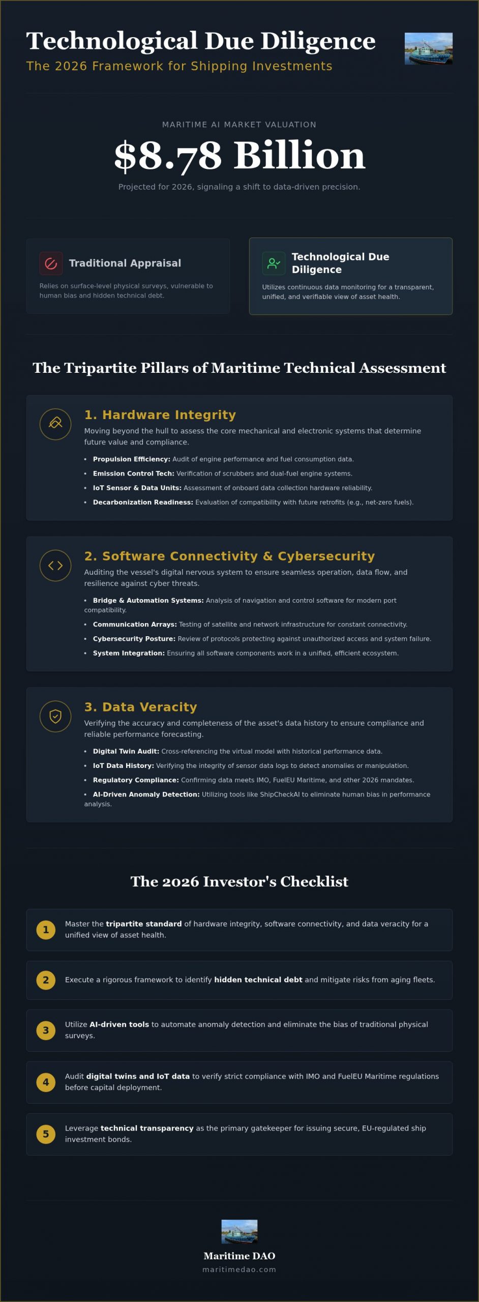 Technological Due Diligence in Shipping Investments: The 2026 Investor Guide
