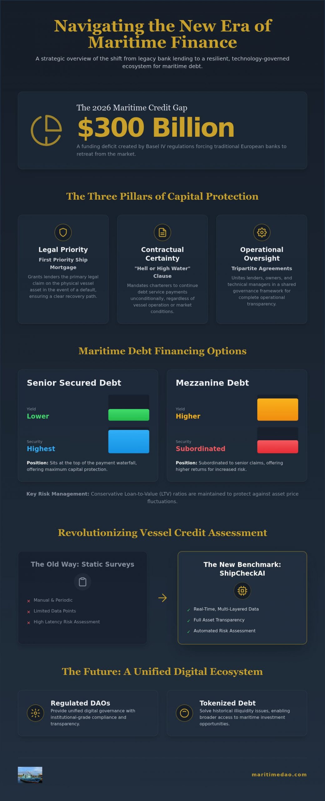 Maritime Debt Financing Options: A 2026 Guide to Private Credit and Regulated Bonds